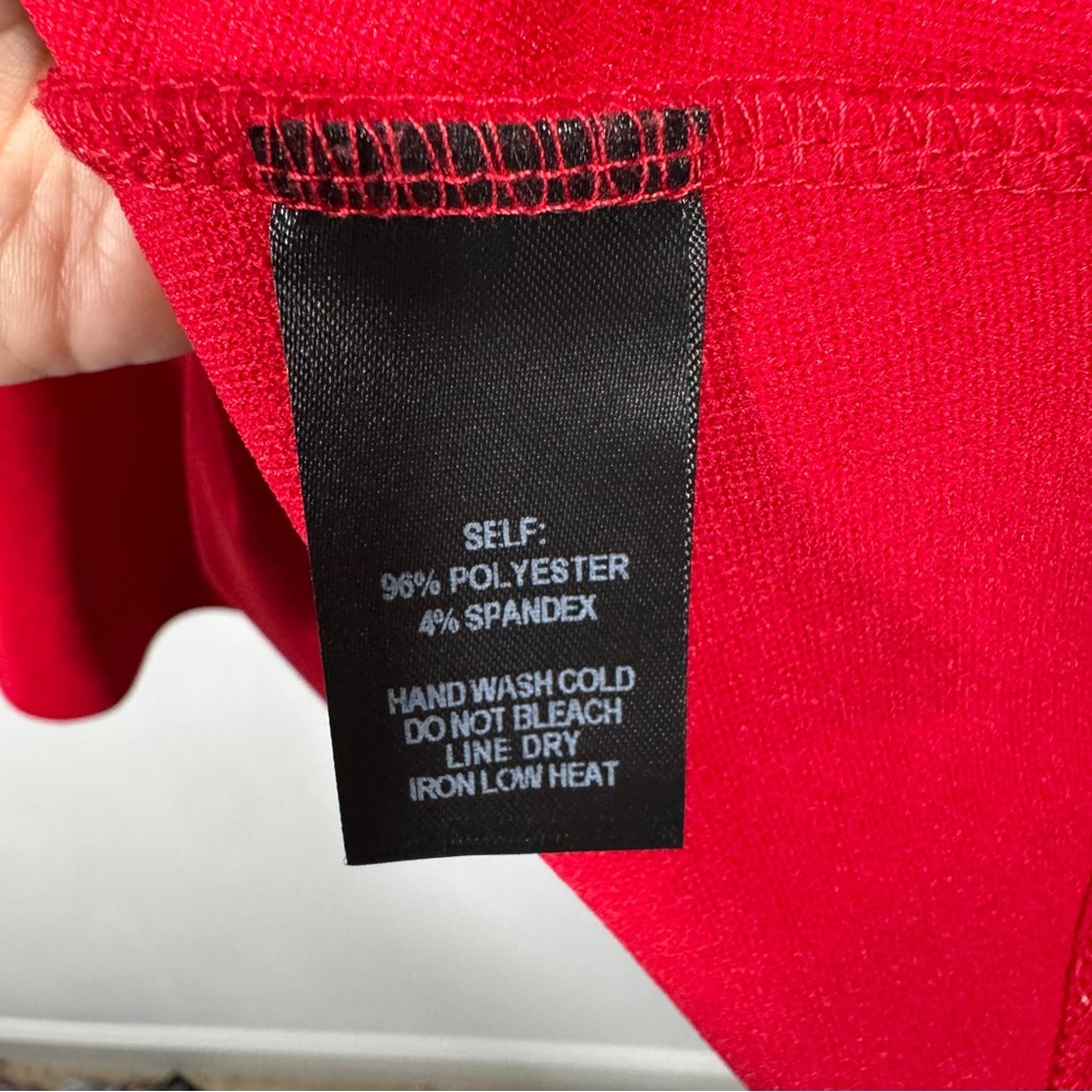 Lulus‎ Red Fit and Flare Sleeveless Dress XS - Picture 6 of 9